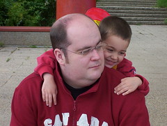 Jordon and his son, Mark