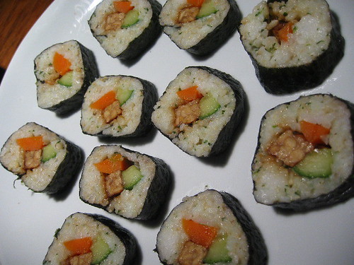 Tempeh sushi