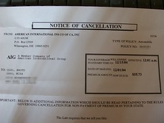 Notice of Cancellation