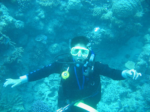 Aquaman in the Great Barrier Reef!