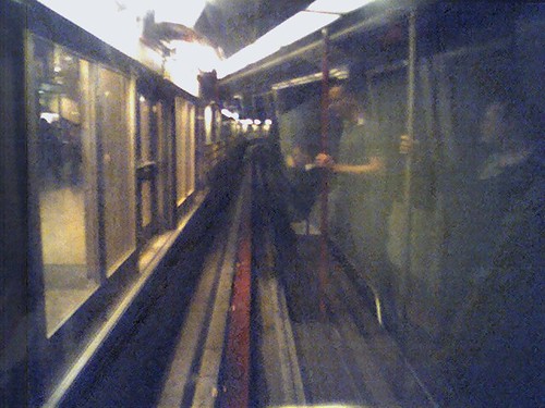 Airport train tunnel