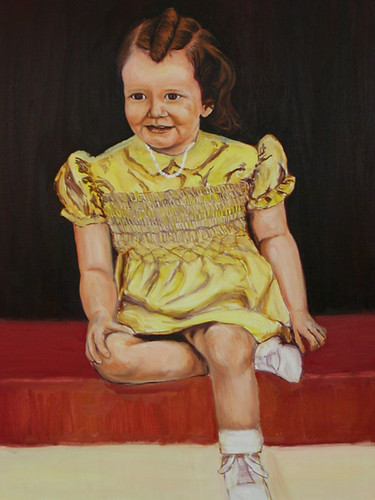 Painting of my mum, age 3