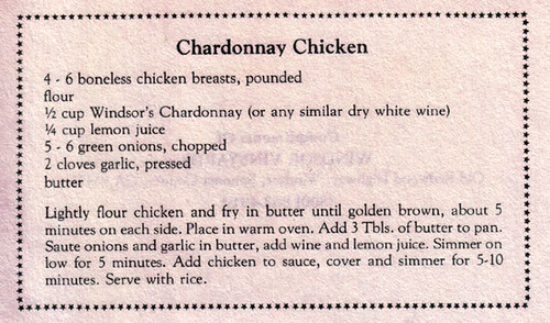 Chardonnay Chicken