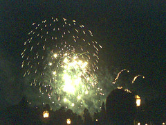 Disney Xmas fireworks