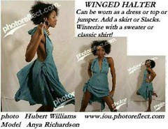 Winged halter