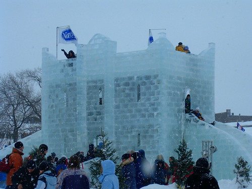quebec winter carnival. Ice Castle, Quebec 50th Winter