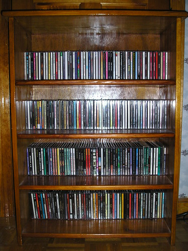 My bookshelf of CDs