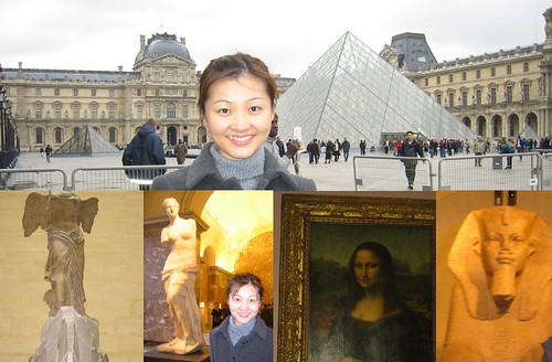 Paris - collage_Louvre